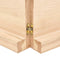vidaXL - Tafelblad - natuurlijke - rand - 160x40x(2-6) - cm - massief - eikenhout