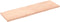vidaXL - Tafelblad - natuurlijke - rand - 160x50x(2-4) - cm - massief - eikenhout