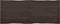 vidaXL - Tafelblad - natuurlijke - rand - 160x60x(2-4)cm - eikenhout - donkerbruin