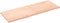vidaXL - Tafelblad - natuurlijke - rand - 160x60x(2-4) - cm - massief - eikenhout