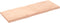 vidaXL - Tafelblad - natuurlijke - rand - 160x60x(2-6) - cm - massief - eikenhout