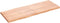 vidaXL - Tafelblad - natuurlijke - rand - 160x60x(2-6) - cm - eikenhout - lichtbruin