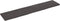 vidaXL - Tafelblad - natuurlijke - rand - 180x40x(2-4)cm - eikenhout - donkerbruin