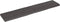 vidaXL - Tafelblad - natuurlijke - rand - 180x40x(2-6)cm - eikenhout - donkerbruin