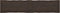 vidaXL - Tafelblad - natuurlijke - rand - 180x40x(2-6)cm - eikenhout - donkerbruin