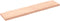 vidaXL - Tafelblad - natuurlijke - rand - 180x40x(2-6) - cm - massief - eikenhout