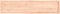 vidaXL - Tafelblad - natuurlijke - rand - 180x40x(2-6) - cm - massief - eikenhout