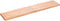 vidaXL - Tafelblad - natuurlijke - rand - 180x40x(2-6) - cm - eikenhout - lichtbruin