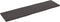 vidaXL - Tafelblad - natuurlijke - rand - 180x50x(2-4)cm - eikenhout - donkerbruin