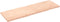 vidaXL - Tafelblad - natuurlijke - rand - 180x60x(2-4) - cm - massief - eikenhout