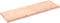 vidaXL - Tafelblad - natuurlijke - rand - 180x60x(2-6) - cm - massief - eikenhout