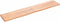 vidaXL - Tafelblad - natuurlijke - rand - 200x40x(2-4) - cm - eikenhout - lichtbruin