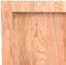 vidaXL - Tafelblad - natuurlijke - rand - 200x40x(2-4) - cm - eikenhout - lichtbruin