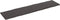 vidaXL - Tafelblad - natuurlijke - rand - 200x50x(2-4)cm - eikenhout - donkerbruin