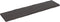 vidaXL - Tafelblad - natuurlijke - rand - 200x50x(2-6)cm - eikenhout - donkerbruin
