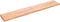 vidaXL - Tafelblad - natuurlijke - rand - 220x40x(2-6) - cm - eikenhout - lichtbruin
