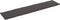 vidaXL - Tafelblad - natuurlijke - rand - 220x50x(2-4)cm - eikenhout - donkerbruin