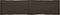 vidaXL - Tafelblad - natuurlijke - rand - 220x50x(2-6)cm - eikenhout - donkerbruin