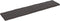 vidaXL - Tafelblad - natuurlijke - rand - 220x50x(2-6)cm - eikenhout - donkerbruin