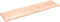 vidaXL - Tafelblad - natuurlijke - rand - 220x60x(2-4) - cm - massief - eikenhout