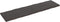 vidaXL - Tafelblad - natuurlijke - rand - 220x60x(2-6)cm - eikenhout - donkerbruin