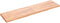 vidaXL - Tafelblad - natuurlijke - rand - 220x60x(2-6)cm - eikenhout - lichtbruin
