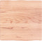 vidaXL - Tafelblad - natuurlijke - rand - 40x40x(2-4) - cm - eikenhout - lichtbruin