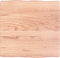 vidaXL - Tafelblad - natuurlijke - rand - 40x40x(2-6)cm - eikenhout - lichtbruin