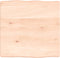 vidaXL - Tafelblad - natuurlijke - rand - 40x40x(2-6) - cm - massief - eikenhout