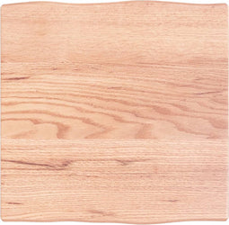 vidaXL - Tafelblad - natuurlijke - rand - 40x40x2 - cm - eikenhout - lichtbruin