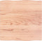 vidaXL - Tafelblad - natuurlijke - rand - 40x40x2 - cm - eikenhout - lichtbruin