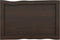 vidaXL - Tafelblad - natuurlijke - rand - 60x40x(2-4) - cm - eikenhout - donkerbruin