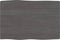 vidaXL - Tafelblad - natuurlijke - rand - 60x40x(2-6) - cm - eikenhout - donkerbruin