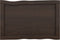 vidaXL - Tafelblad - natuurlijke - rand - 60x40x(2-6) - cm - eikenhout - donkerbruin