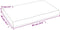 vidaXL - Tafelblad - natuurlijke - rand - 60x40x(2-6) - cm - massief - eikenhout