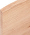 vidaXL - Tafelblad - natuurlijke - rand - 60x40x2 - cm - eikenhout - lichtbruin