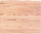 vidaXL - Tafelblad - natuurlijke - rand - 60x50x(2-4) - cm - eikenhout - lichtbruin