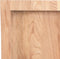 vidaXL - Tafelblad - natuurlijke - rand - 60x50x(2-4) - cm - eikenhout - lichtbruin