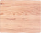 vidaXL - Tafelblad - natuurlijke - rand - 60x50x(2-6) - cm - eikenhout - lichtbruin