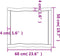 vidaXL - Tafelblad - natuurlijke - rand - 60x50x(2-6) - cm - eikenhout - donkerbruin