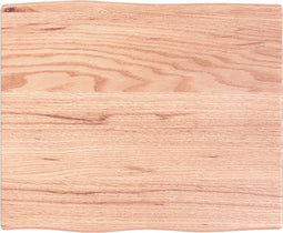 vidaXL - Tafelblad - natuurlijke - rand - 60x50x2 - cm - eikenhout - lichtbruin