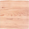 vidaXL - Tafelblad - natuurlijke - rand - 60x60x(2-4) - cm - eikenhout - lichtbruin