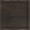vidaXL - Tafelblad - natuurlijke - rand - 60x60x(2-4) - cm - eikenhout - donkerbruin