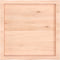 vidaXL - Tafelblad - natuurlijke - rand - 60x60x(2-4) - cm - massief - eikenhout
