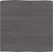 vidaXL - Tafelblad - natuurlijke - rand - 60x60x(2-6) - cm - eikenhout - donkerbruin