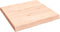vidaXL - Tafelblad - natuurlijke - rand - 60x60x(2-6) - cm - massief - eikenhout