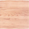 vidaXL - Tafelblad - natuurlijke - rand - 60x60x2 - cm - eikenhout - lichtbruin