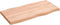 vidaXL - Tafelblad - natuurlijke - rand - 80x40x(2-4) - cm - eikenhout - lichtbruin