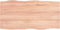 vidaXL - Tafelblad - natuurlijke - rand - 80x40x(2-6) - cm - eikenhout - lichtbruin
