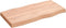 vidaXL - Tafelblad - natuurlijke - rand - 80x40x(2-6) - cm - eikenhout - lichtbruin